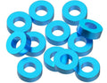 1UP 3x6x0.5mm Precision Aluminum Shims Blue 12pcs 80312