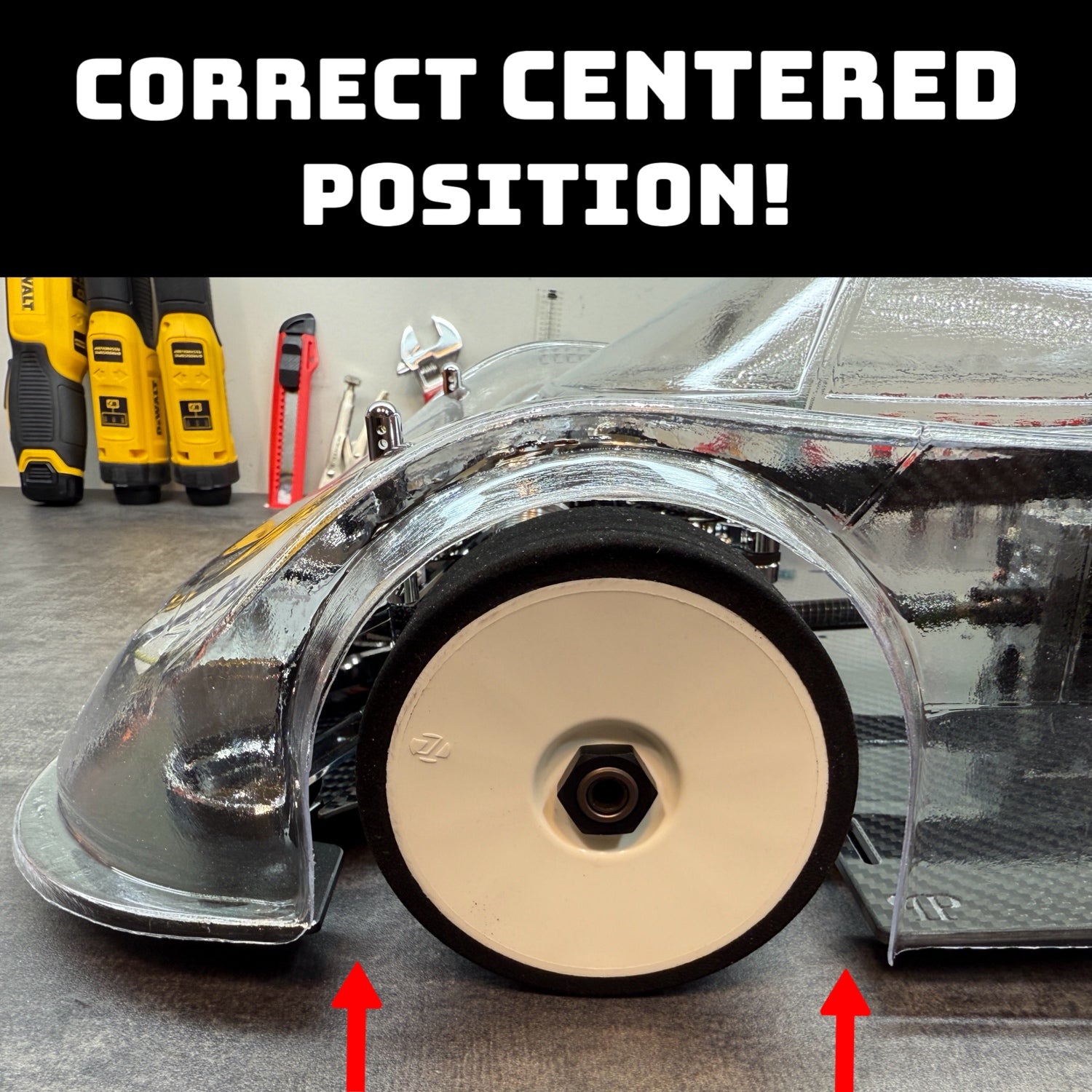 Aluminum Front Splitter For FC100 Body - Arrma 1/7