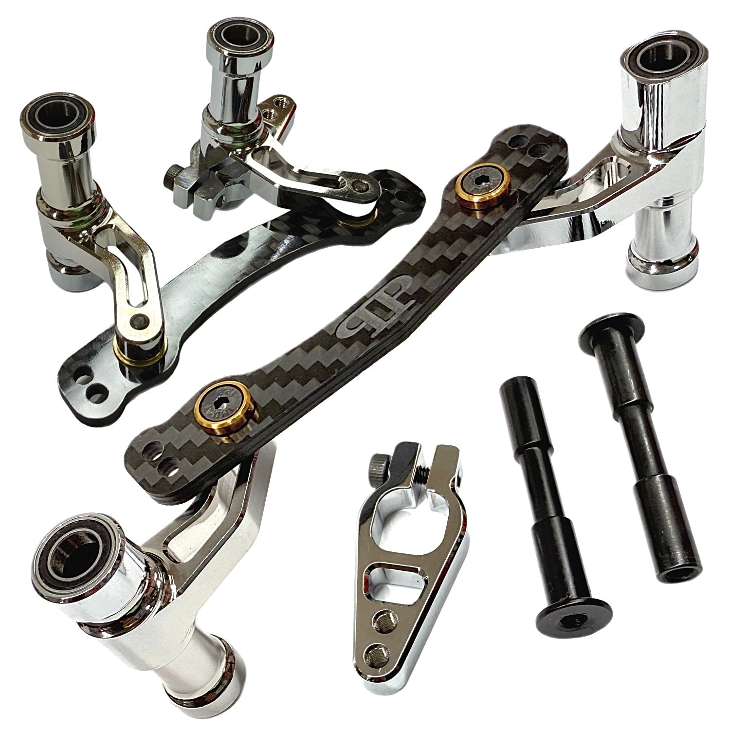 7075 Aluminum & Carbon Fiber Steering Assembly for Arrma 6S / 1/7 (Kraton, Limitless, Infraction)