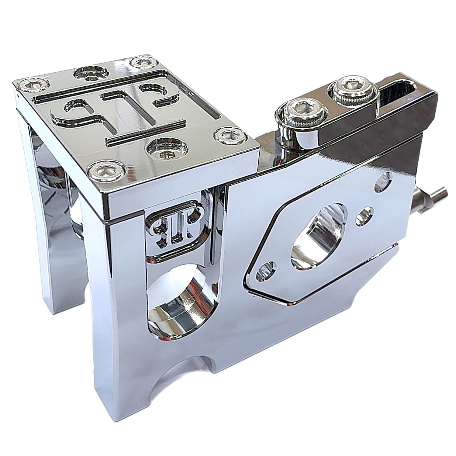 7075 Aluminum Adjustable Motor Mount for ARRMA 6S / 1/7 Scale (Limitless, Infraction, Felony) – Chrome, Silver, Black