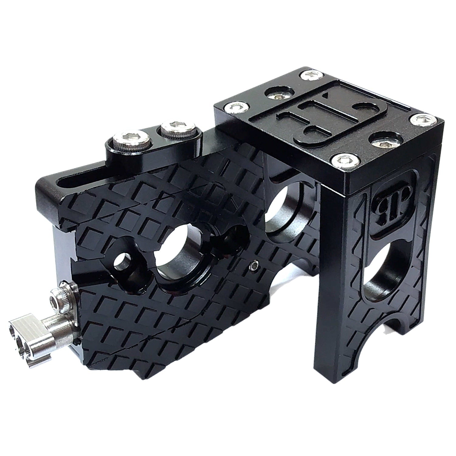 7075 Aluminum Adjustable Motor Mount for ARRMA 6S / 1/7 Scale (Limitless, Infraction, Felony) – Chrome, Silver, Black